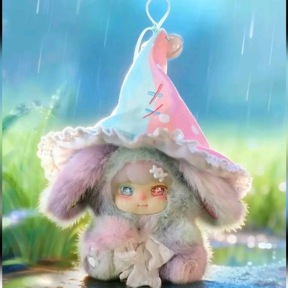 Lokiki Waiting for the Wind Plush NIB - Wait‎ for the rain to stop